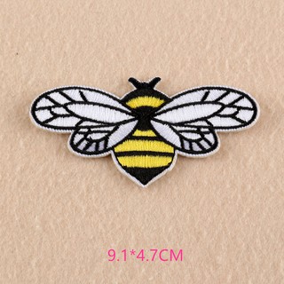 Bee Patch Sticker Sew On Iron On Patch Badge Jacket Jeans Clothes Fabric Applique DIY