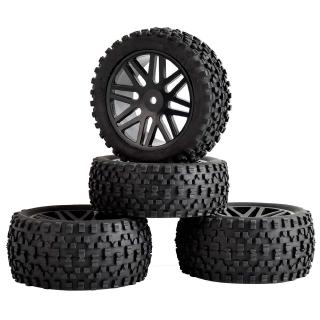 RC 4pcs 66015-66035 Front&Rear Tires Insert Sponge Wheel HSP 1:10 Off-Road Buggy