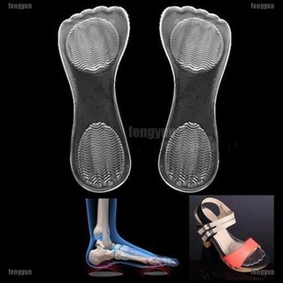 fengyun FS HB High Heel Silicone Gel Cushion Insole Shoe Anti Slip Foot Feet Pad Transpa