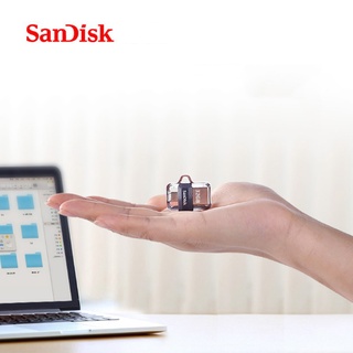 Sandisk OTG 256GB Dual Drive USB Flash Drive USB m3.0 CLEAR 32GB 64GB 128GB【Black/Gold】- OTG527X (4)