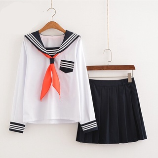 Jigoku Shoujo Enma Ai Summer Sailor Suit School Uniform Students Cloth Tops Skirts Anime Cosplay Costumes