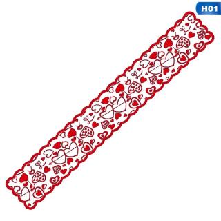 bigsm Valentine'S Day Table Flag Cupid Arrow Love Table Flag Doily Placemat Party Romantic (3)