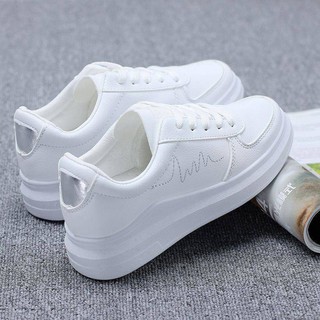 New Korean Women Fashion White Shoes White Sneakers Women Rubber Shoes (7)