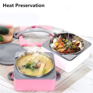 Creative Portable Water Heater Stainless Steel Lunch Box