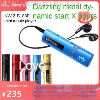 （in stock)✐Sony/Sony NWZ-B183F Portable Mini Sports Running English MP3 Player Radio Walkman