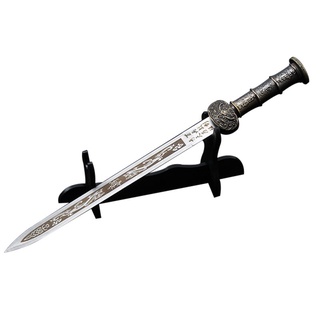 Longquan Baitang Stainless Steel Sword Small Short Sword Liu Bei Sword Wooden Sword Fengyun Small Sw (4)