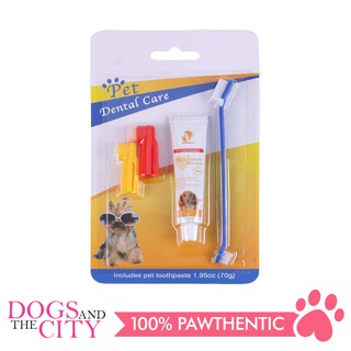 JX Pet Dental Care 4 in 1 Kit for Dog and Cat (Random Colors) (2)