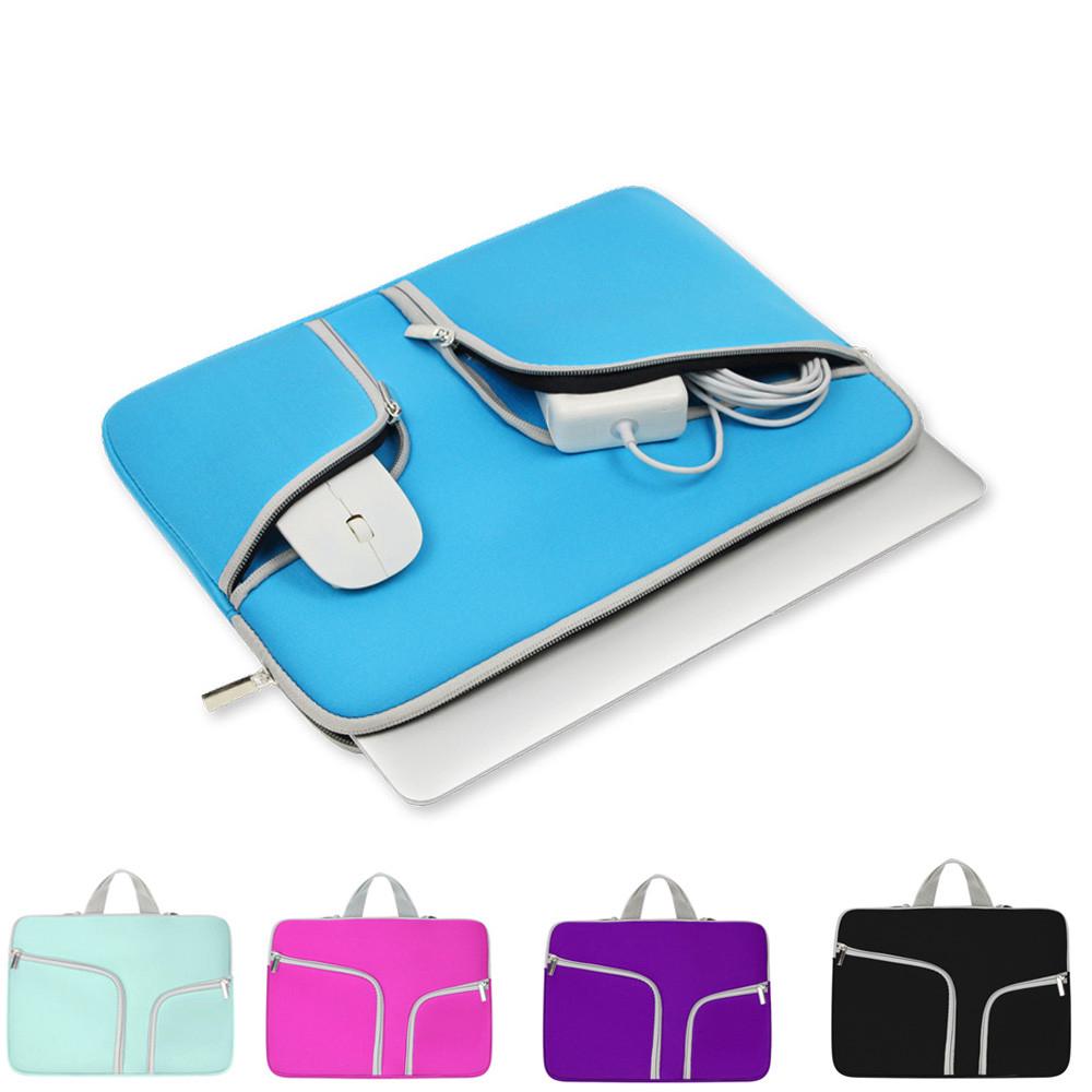 Double mouth Laptop bag Sleeve Cover Case For Macbook Pro Air Retina 11 13 15 Mac book 13.3 inch (1)