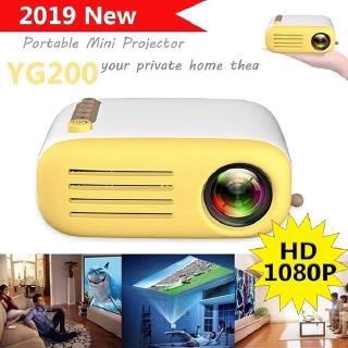 YG200 LED Projector Full HD 1080P Home Theater Multimedia HDMI USB AV 30,000 Hrs○