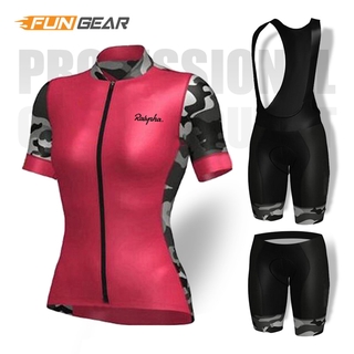 Women Summer MTB Bike Cycling Clothing Breathable Mountain Bicycle Clothes Ropa Ciclismo Quick-Dry Cycling Team Jersey Sets