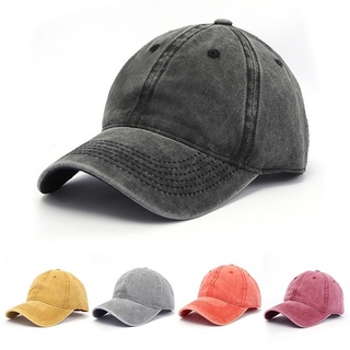 WPF washed baseball cap unisex velvet hats
