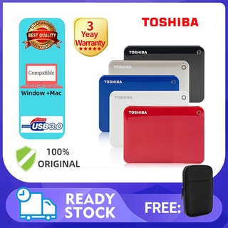 ✤ Orig FREE +READY Stock 100% original [Sell well merchandise] Toshiba 1TB Canvio Basic External (1)