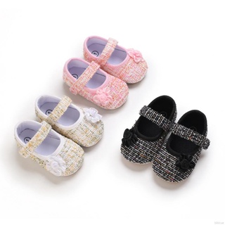 Newborn Baby Girl Princess Shoes Infant Soft Sole First Walkers Mary Jane Flats With Cute Toddler Footwear for 0-18 Months