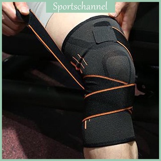 1pc Fitness Running Cycling Bandage Elastic Sports Knee Support Braces Pad (1)