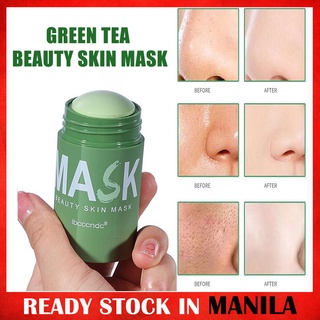 Face Green Tea Stick Mask Purifying Clay Stick Mask Oil Control Anti-acne Eggplant Mask