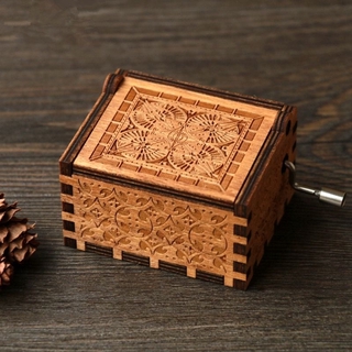 Engraved Wooden Music Box Special Gift You Are My Sunshine Music Box Kids Interesting Gifts COD (9)