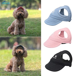 Dog Cap Small Puppy Pets Solid Oxford Sun Bonnet Cap Baseball Visor Hat Outdoor Accessories