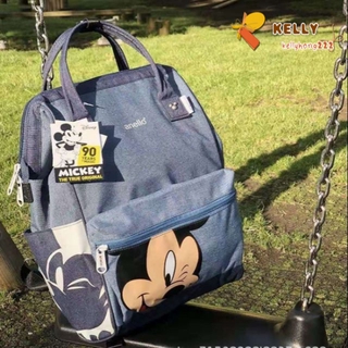 WM Anello Mickey Backpack High Quality Large Capacity Casual Unisex