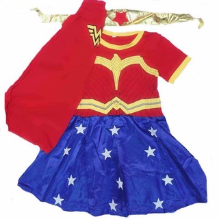 Wonder woman costume for kids 2-8yrs