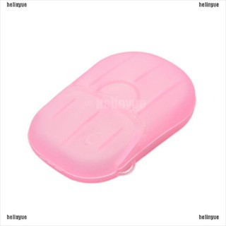 1 Box Travel Portable Soap Paper Washing Hand Bath Slice Sheet Scented Foaminghelinyue
