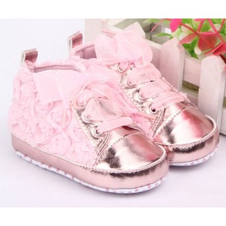 Baby Kid Girl Toddler Non-slip Soft Sole Crib Sneaker Shoes Prewalker Boots 1wdA