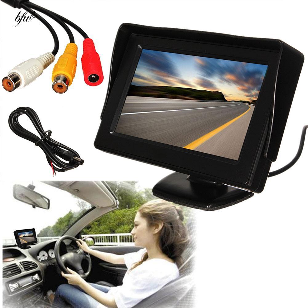 bfw♥4.3 Inch LCD Screen Display Car Vehicles DVD VCR Players Rearview Monitor