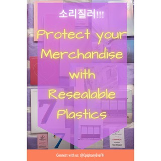 Resealable Plastics for K-pop Merchandise Small Sizes