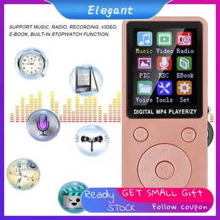 [ELE] 8GB Portable MP3 Player, 1.8 inch Bluetooth 4.2 Radio MP4 Digital Audio Player Voice Rec
