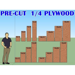 3CCLIP◕1/4 PLYWOOD BOARD PRE-CUT and CUSTOM-CUT