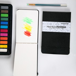 【Manila Shipping】100% Cotton Watercolor Sketchbook 300g/m2 Water Color Drawing Paper Book Student (5)