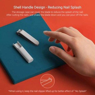 Xiaomi Anti-Splash Nail Clipper 420 Stainless Steel Grade Trimmer with Shell Case Model: MJZJD001QW (5)
