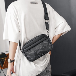 Man camouflage shoulder bag small square bag Korean men's messenger bag shoulder bag small backpack tp085