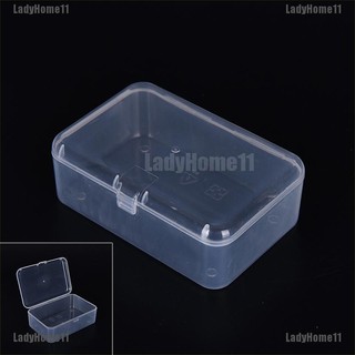 New Small Transparent Plastic Storage Box clear Square Multipurpose display(LadyHome11)