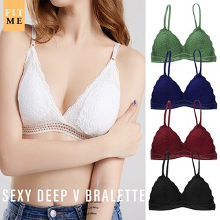 FM Push Up Bra Cup B Wrapped Bralette Sexy Plain Color Seamless Bras Lace one size fits all (1)