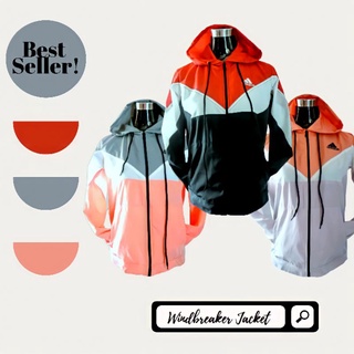 Original Tri-color Taslan Windbreaker Jacket/ Fashion Hooded Windbreaker Unisex