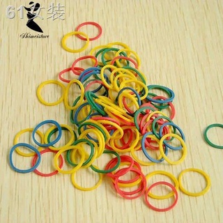 ✙【COD】shimei 100 Pcs Mixed Color Rubber Bands Girls Pet Dog DIY Hair Grooming Accessories