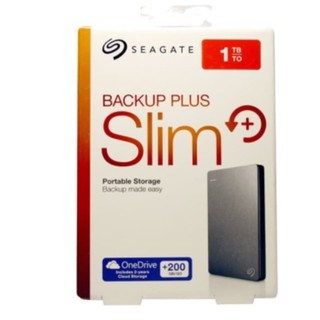 Seagate 1TB Backup Plus Slim External HDD USB 3.0