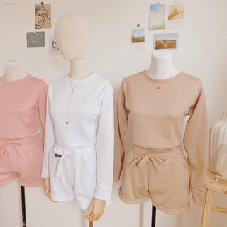 ﹉DNEMNLPH Pullover Terno (Trendy Korean Inspired Fashion Coordinates Top Shorts Sweater)