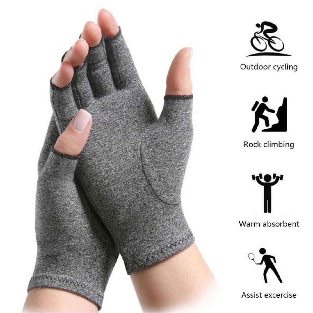 Arthritis Compression Glove Rheumatoid Osteoarthritis Open Finger Thumb Gloves
