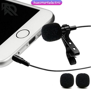 3.5mm mini Jack Microphone Tie Clip-on Lapel Mikrofon Microfono Mic for recording phone android
