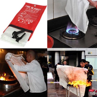 ☋Fire blanket for fire escape and extinguisher tool fiber glass for home and office use safety