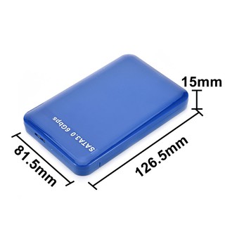 1Pcs 2.5 Inch USB 3.0 SATA Hard Drive Case Only External Enclosure 3TB 6Gbps HDD SSD Disks Box Case (5)