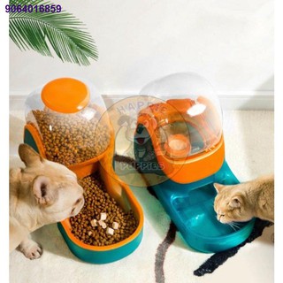 CDX09.14✹♗Bubble Pod Pet Food Water Automatic Dispenser Dog Cat Drinker Feeder Drinking Bowl