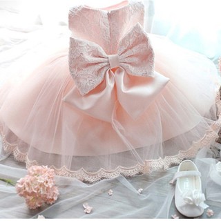 [NNJXD]Baby Girl Lace Dress Party 1st Birthday Wedding Tutu Dresses