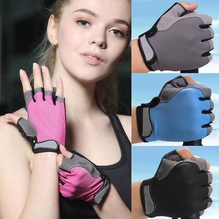 Sports & Outdoor Accessories♛☼Women/Men Fitness Gloves Breathable Gym Glove Body Building Fitness Gl