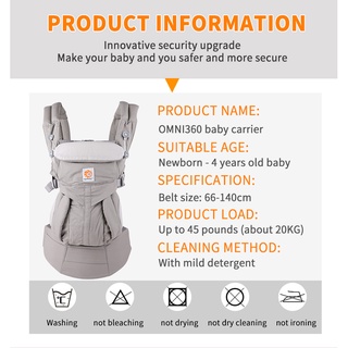 omni Baby Carrier Multifunction Breathable Infant Carrier Backpack Kid Carriage Toddler baby Sling (5)