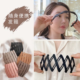 Retractable Hairband New Portable Folding Out Hairband Hairband Female Summer Invisible Hairband