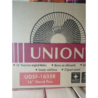 Union 16" stand fan safety guarntee