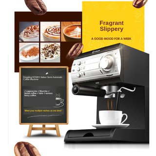 【Ready Stock】Espresso Coffee Maker Italian Style Cafe Machine 20BAR High Pressure Water Pump Steam 1.5L (3)