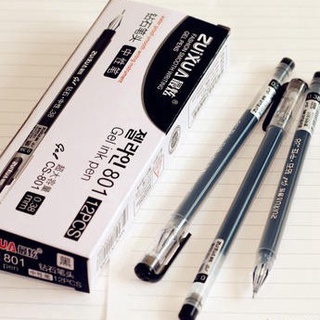 Gel Pen 0.38mm, Box of 12pcs- Black- Smooth Writing Perfect for office and school.